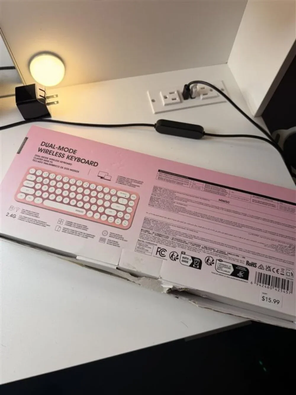 pink wireless keyboard